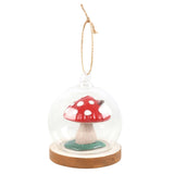 Mushroom House Hanging Glass Dome