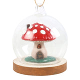 Mushroom House Hanging Glass Dome