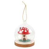 Mushroom House Hanging Glass Dome