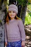 Little Cupcakes Brooke Sweater and Hat LF48 1-10 years Knitting Pattern