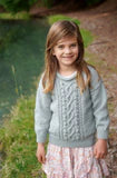 Little Cupcakes Atlas Sweater LF51,  1-10 years 8ply Knitting Pattern