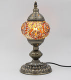 Turkish Mosaic Table Lamp 33cm - Yellow/Gold