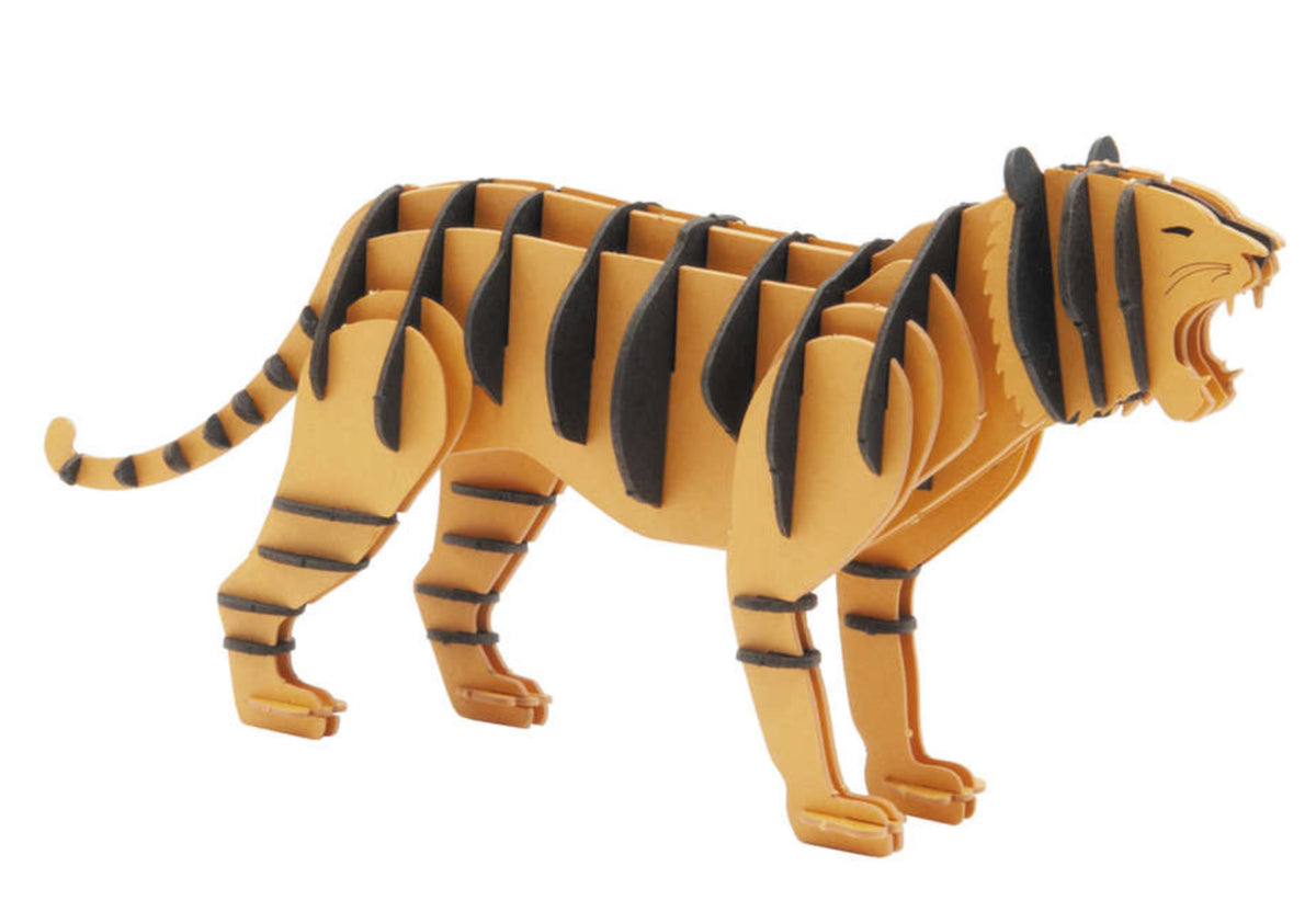 3D Paper Model Tiger – Genevieves Kaikoura