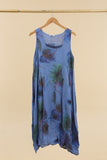 Anne + Kate Italian Bracciano Floral Linen Sundress