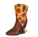 Rose Cowboy Boot Table Lamp