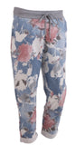 Anne + Kate Italian English Rose Light Denim Print Trouser 16-20