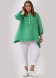 Anne + Kate Italian Bell Sleeves Linen Top 14-20