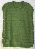 Hand Knitted Toggle Side Vest