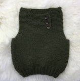 Hand Knitted Tinkers Vest