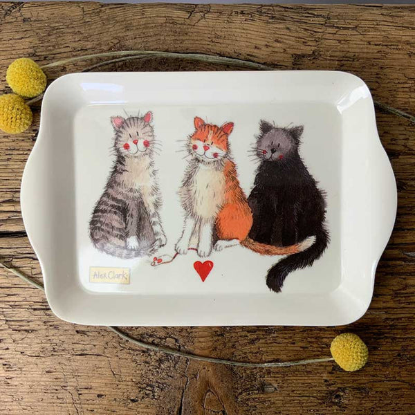 Alex Clark Cats Tray