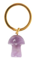 Gemstone Mushroom Keyring