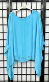 Anne + Kate Italian Silk Batwing Tunic Top