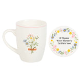 If Mums Were Flowers Mug & Coaster Set