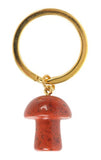 Gemstone Mushroom Keyring