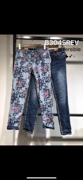 Zac & Zoe Reversible Denim Jeans Jane