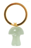 Gemstone Mushroom Keyring