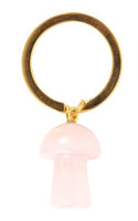 Gemstone Mushroom Keyring