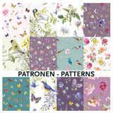 Bekking & Blitz Gift Wrap Book - Vogels in blauweregen, Janneke Brinkman