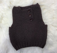 Hand Knitted Tinkers Vest