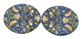 Fridolin Pocket Mirror - William Morris, Strawberry Thief