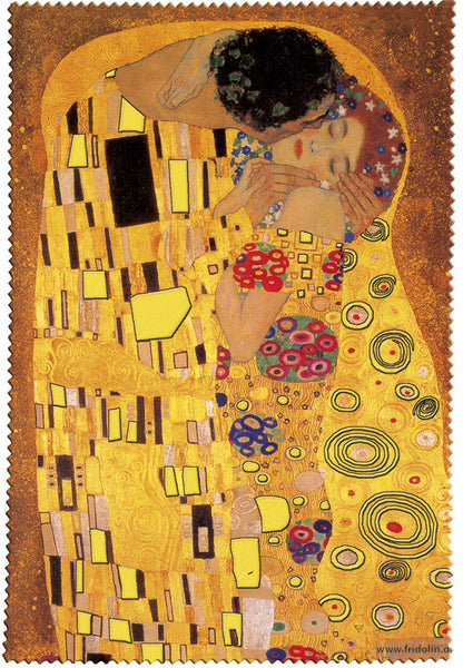 Fridolin Glasses Cleaning Cloth - Gustav Klimt, The Kiss