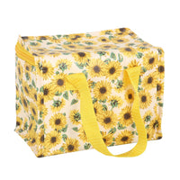 Sunflower Print Lunch Bag