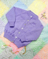 Countrywide Lullaby 4ply Baby Cardigan  #P321