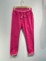 Onado Reversible Jeans Charlotte Elastic Waist Fuchsia