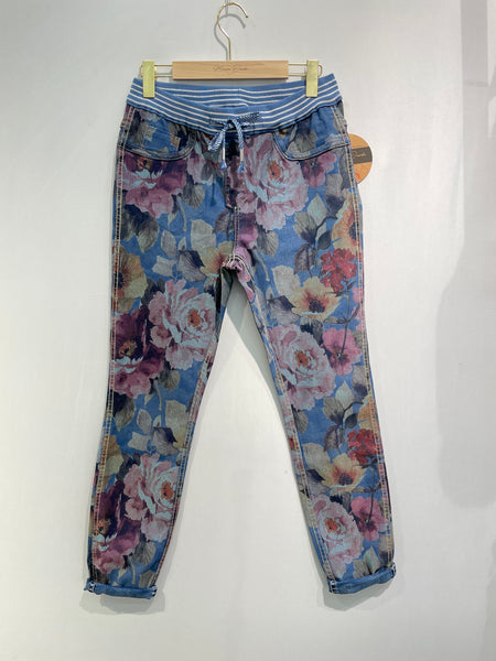 Onado Reversible Jeans Charlotte Elastic Waist Denim