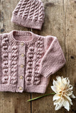 Baby Cakes Dahlia Cardi & Hat 8ply #Bc117 0-18 Months Knitting Pattern