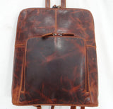Vintage Leather Back Pack