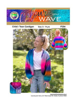 Countrywide Colourwave P354 Child/Teen Cardigan 12ply Pattern