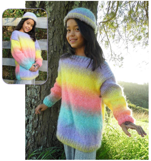 Countrywide Colourwave P356 Childs Jumper 12ply Pattern