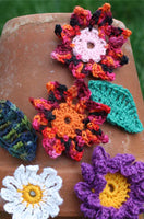 Countrywide Crocheted Flowers Pattern #P102
