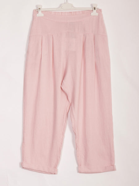 Relaxed Fit Linen Blend Pant 10-16