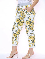 Anne + Kate Italian Daisy Print Pant 10-12