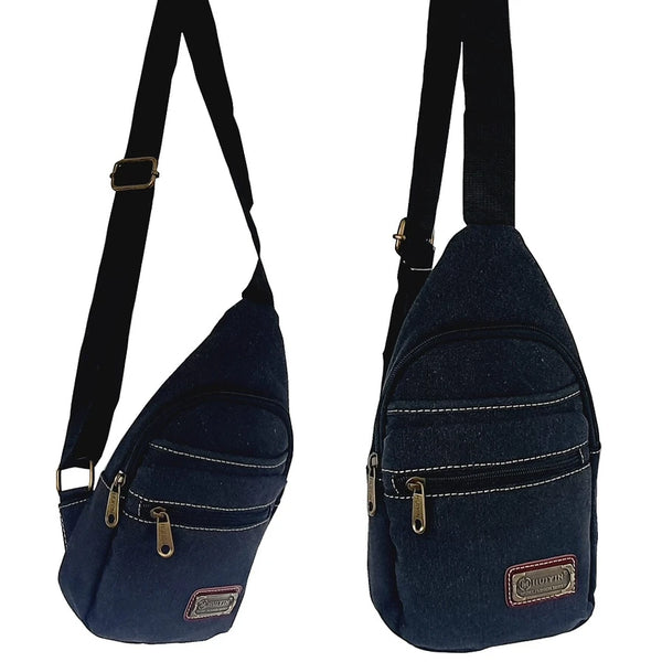 Canvas satchel Crossover small 1623