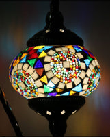 Turkish Mosaic Large Swan Table Lamp 46cm - Moon Orbit