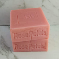 Squarish Soap Rose Petals