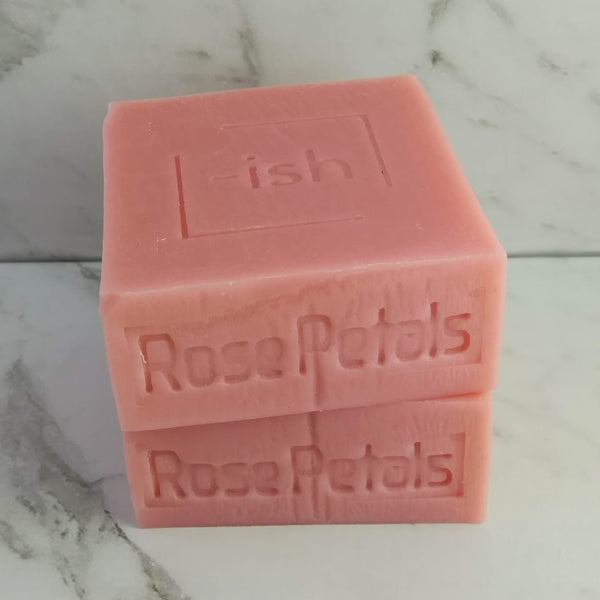 Squarish Soap Rose Petals