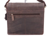 Earthen Medium Brushed Cross Body Leather Satchel BC66