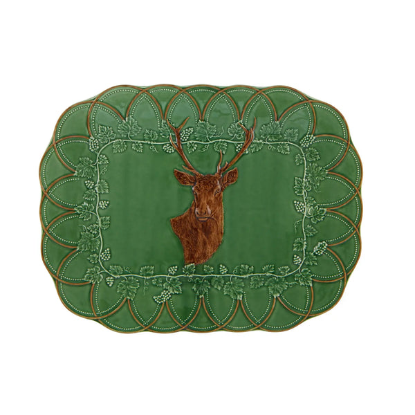 Bordallo Pinheiro Woods Tray - Deer