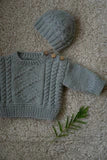 Baby Cakes Sebbe Sweater & Hat 0-18m, Bc127 Knitting Pattern 8ply