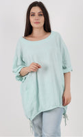 Anne + Kate Italian Jesi Linen Blend Top