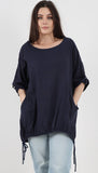 Anne + Kate Italian Jesi Linen Blend Top