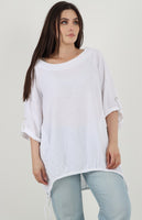 Anne + Kate Italian Jesi Linen Blend Top