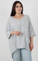 Anne + Kate Italian Laconi Linen Blend Top