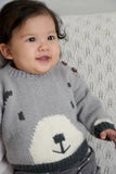 Baby Cakes Alpaca Sweater Bc132 8ply/DK 0-18 months Knitting Pattern