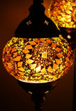 Turkish Mosaic 3 Globe Floor Lamp - Yellow/Gold