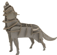 3D Paper Model Wolf